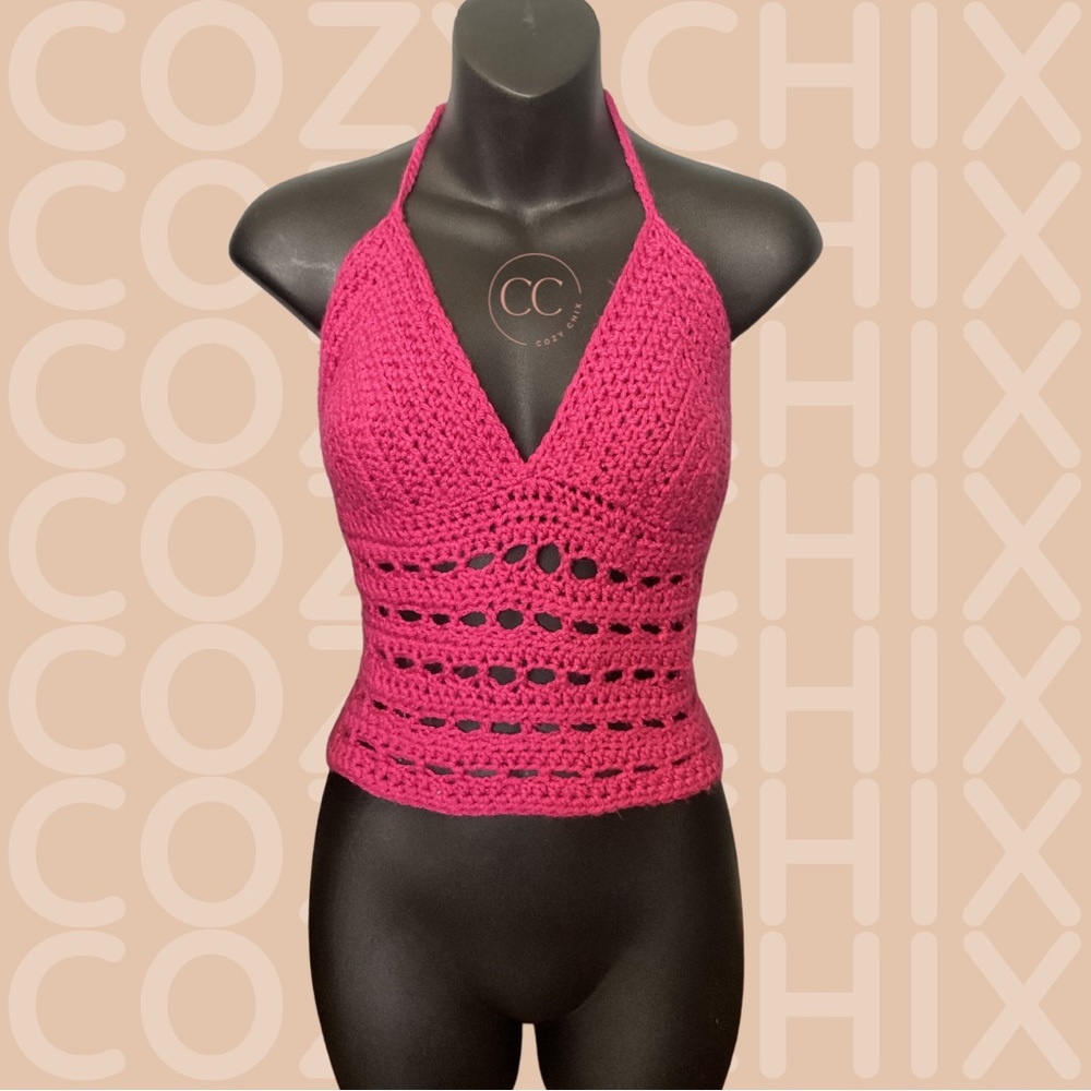 🌸 “Cozy Gurl” 🌸 Handmade Crochet Bralette Top
